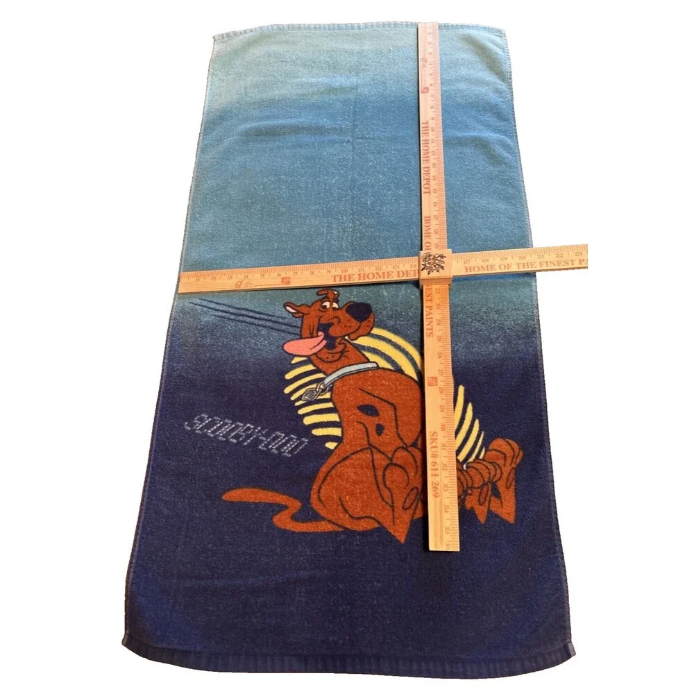 Scooby-Doo Beach Bath Towel Vintage 21.5